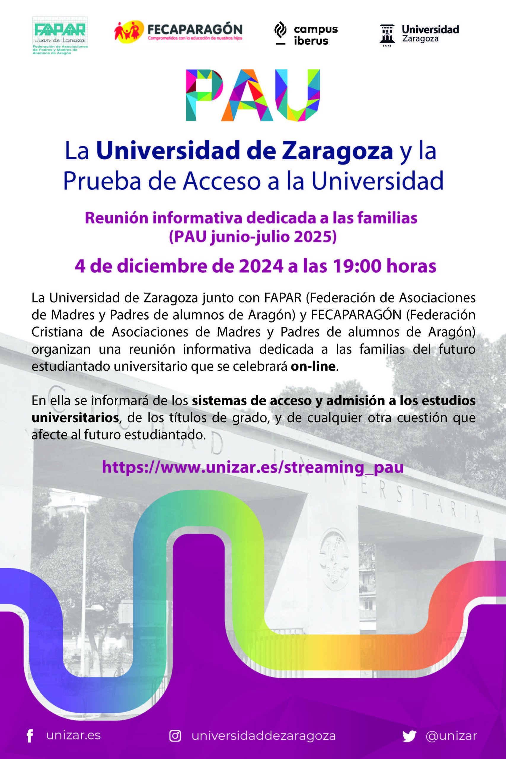 Cartel familias PAU